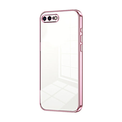 Transparent Plating Fine Hole Phone Case, For iPhone 11 Pro Max, For iPhone 11, For iPhone 11 Pro, For iPhone X / XS, For iPhone XR, For iPhone XS Max, For iPhone 8 Plus / 7 Plus
