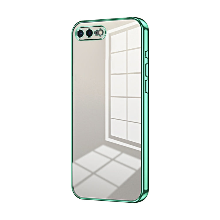 Transparent Plating Fine Hole Phone Case, For iPhone 11 Pro Max, For iPhone 11, For iPhone 11 Pro, For iPhone X / XS, For iPhone XR, For iPhone XS Max, For iPhone 8 Plus / 7 Plus