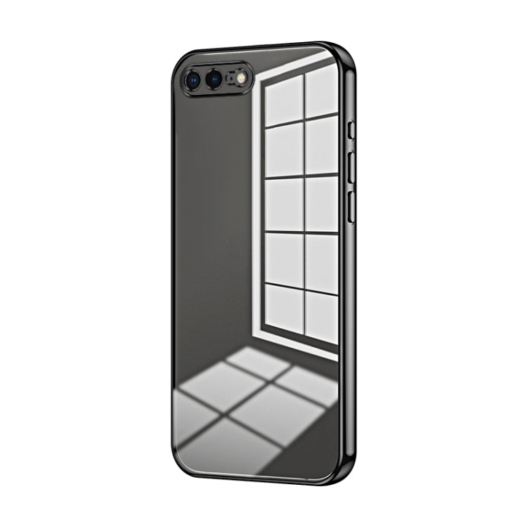 Transparent Plating Fine Hole Phone Case, For iPhone 11 Pro Max, For iPhone 11, For iPhone 11 Pro, For iPhone X / XS, For iPhone XR, For iPhone XS Max, For iPhone 8 Plus / 7 Plus