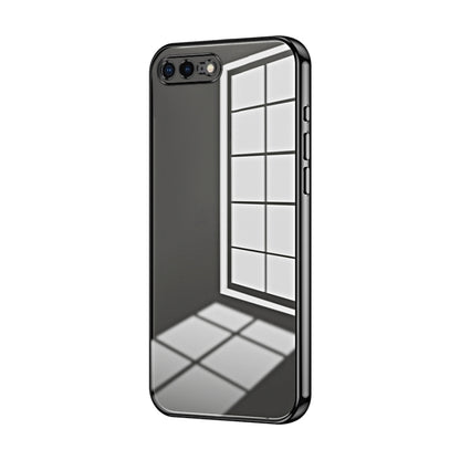 Transparent Plating Fine Hole Phone Case, For iPhone 11 Pro Max, For iPhone 11, For iPhone 11 Pro, For iPhone X / XS, For iPhone XR, For iPhone XS Max, For iPhone 8 Plus / 7 Plus