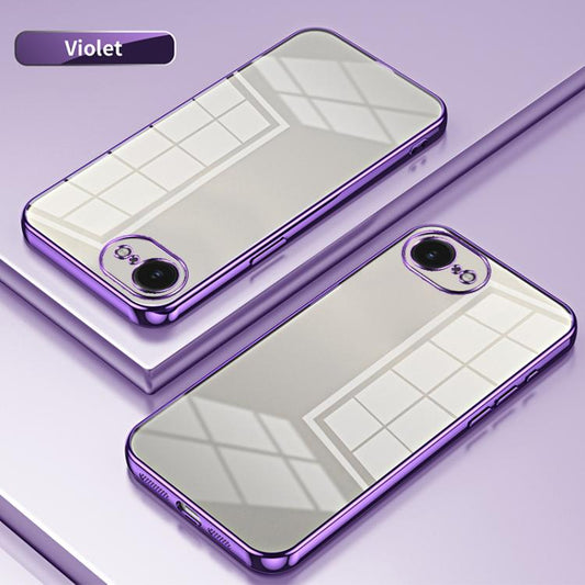 Transparent Plating Fine Hole Phone Case, For iPhone 17e / 16e, For iPhone 17 Pro Max, For iPhone 17 Pro, For iPhone 17, For iPhone Air, For iPhone 16 Pro Max, For iPhone 16 Pro, For iPhone 16 Plus, For iPhone 16, For iPhone 15 Pro Max, For iPhone 15 P...
