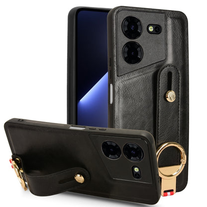 Wristband Leather Back Phone Case, For Tecno Camon 30S / 30S Pro, For Tecno Spark 30 Pro 4G, For Tecno Spark 30 4G, For Tecno Pova 6 Pro 5G, For Tecno Spark 20 Pro+ 5G, For Tecno Spark 20 Pro 4G, For Tecno Pova 5 Pro