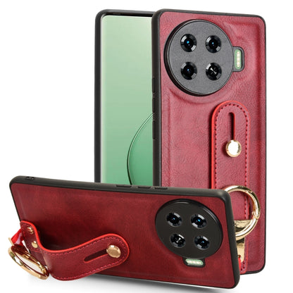 Wristband Leather Back Phone Case, For Tecno Camon 30S / 30S Pro, For Tecno Spark 30 Pro 4G, For Tecno Spark 30 4G, For Tecno Pova 6 Pro 5G, For Tecno Spark 20 Pro+ 5G, For Tecno Spark 20 Pro 4G, For Tecno Pova 5 Pro