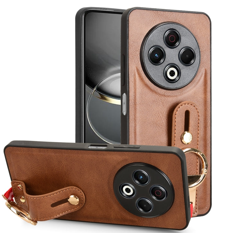 Wristband Leather Back Phone Case, For Tecno Camon 30S / 30S Pro, For Tecno Spark 30 Pro 4G, For Tecno Spark 30 4G, For Tecno Pova 6 Pro 5G, For Tecno Spark 20 Pro+ 5G, For Tecno Spark 20 Pro 4G, For Tecno Pova 5 Pro