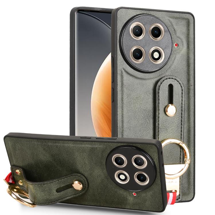 Wristband Leather Back Phone Case, For Tecno Camon 30S / 30S Pro, For Tecno Spark 30 Pro 4G, For Tecno Spark 30 4G, For Tecno Pova 6 Pro 5G, For Tecno Spark 20 Pro+ 5G, For Tecno Spark 20 Pro 4G, For Tecno Pova 5 Pro