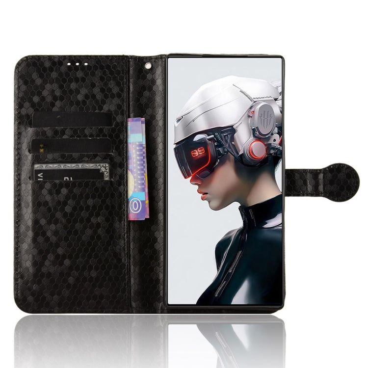 Honeycomb Dot Texture Leather Phone Case, For ZTE nubia Red Magic 9 Pro/9 Pro+