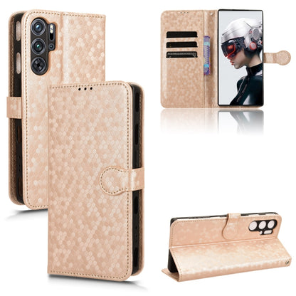 Honeycomb Dot Texture Leather Phone Case, For ZTE nubia Red Magic 9 Pro/9 Pro+