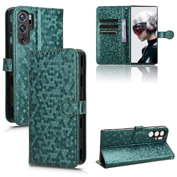 Honeycomb Dot Texture Leather Phone Case, For ZTE nubia Red Magic 9 Pro/9 Pro+
