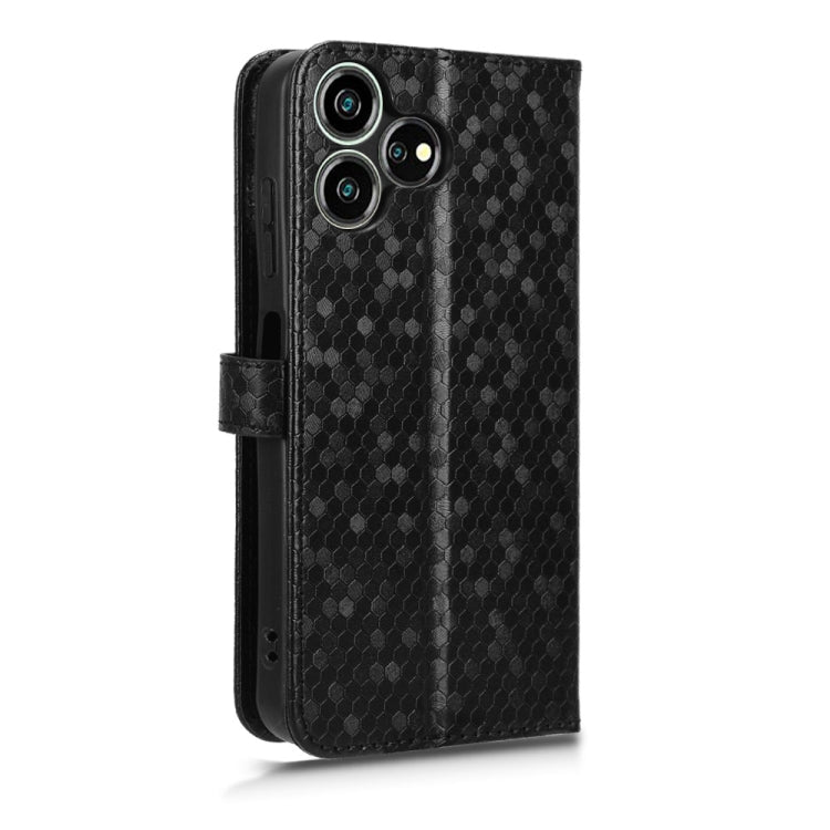 Étui de téléphone en cuir texturé à pois nid d'abeille, Pour ZTE Blade V50 Smart / V50 Design 4G, Pour ZTE nubia Red Magic 9 Pro/9 Pro+