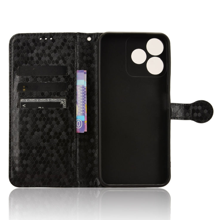 Étui de téléphone en cuir texturé à pois nid d'abeille, Pour ZTE Blade V50 Smart / V50 Design 4G, Pour ZTE nubia Red Magic 9 Pro/9 Pro+