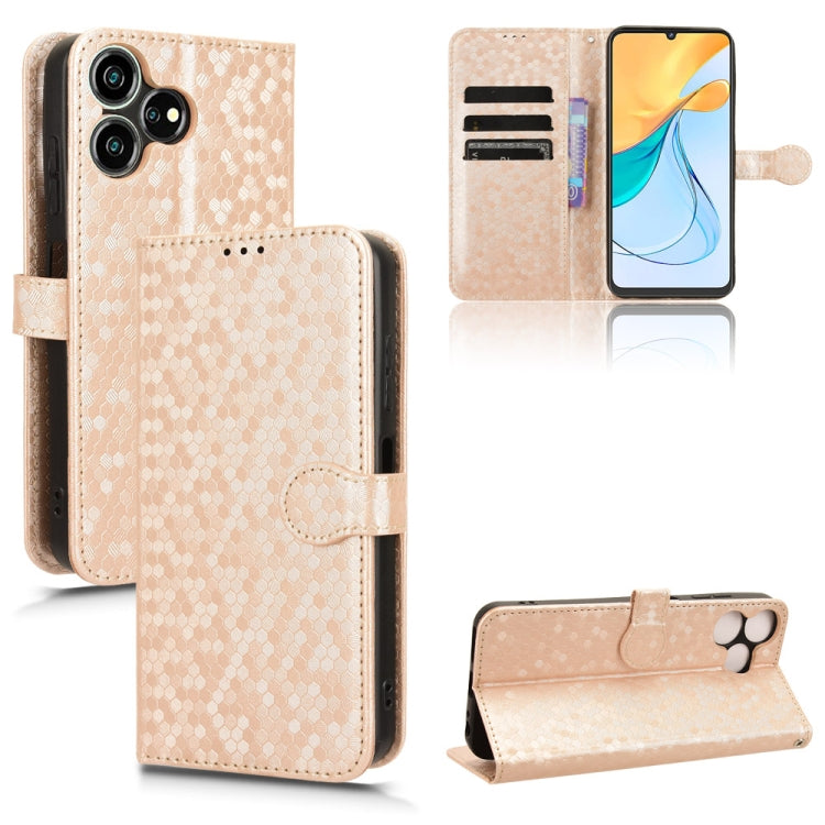 Honeycomb Dot Texture Leather Phone Case, For ZTE Libero 5G IV, For ZTE Blade V50 Smart / V50 Design 4G, For ZTE nubia Red Magic 9 Pro/9 Pro+
