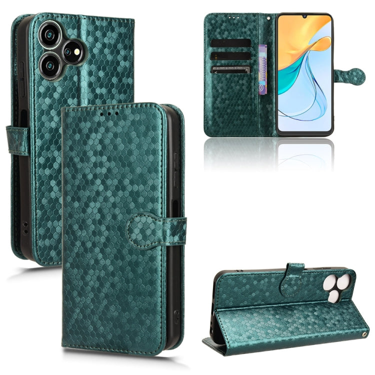 Étui de téléphone en cuir texturé à pois nid d'abeille, Pour ZTE Blade V50 Smart / V50 Design 4G, Pour ZTE nubia Red Magic 9 Pro/9 Pro+