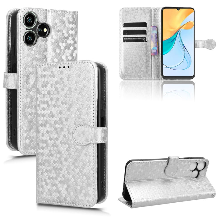 Étui de téléphone en cuir texturé à pois nid d'abeille, Pour ZTE Blade V50 Smart / V50 Design 4G, Pour ZTE nubia Red Magic 9 Pro/9 Pro+