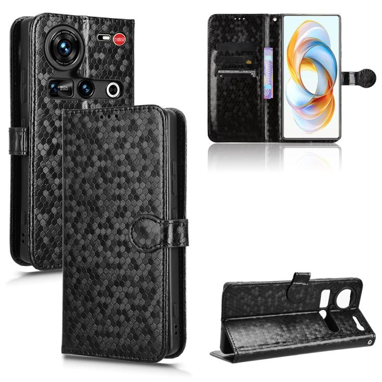 Honeycomb Dot Texture Leather Phone Case, For ZTE nubia Focus 2 Ultra 5G, For ZTE nubia Focus 2 5G, For ZTE nubia Music 2, For ZTE Nubia S 5G A403ZT, For ZTE Blade V70 Design 4G / V70 Vita, For ZTE Blade V70 Max, For ZTE nubia Z70 Ultra                ...