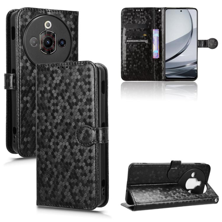 Honeycomb Dot Texture Leather Phone Case, For ZTE nubia Focus 2 Ultra 5G, For ZTE nubia Focus 2 5G, For ZTE nubia Music 2, For ZTE Nubia S 5G A403ZT, For ZTE Blade V70 Design 4G / V70 Vita, For ZTE Blade V70 Max, For ZTE nubia Z70 Ultra                ...
