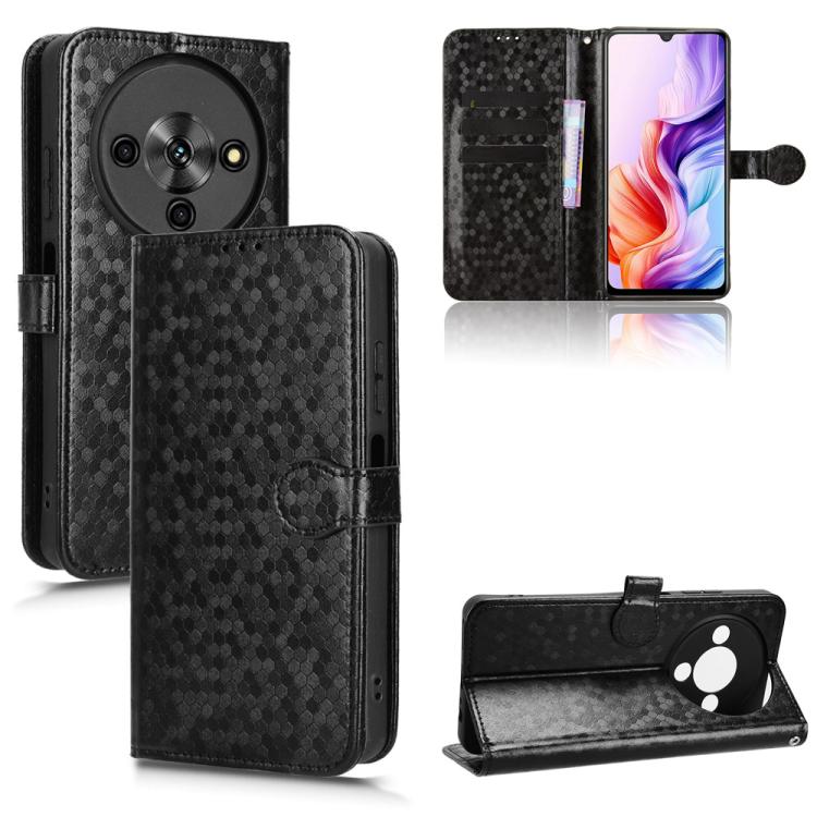 Honeycomb Dot Texture Leather Phone Case, For ZTE nubia Neo 5 Pro 5G, For ZTE nubia Neo 5 5G, For ZTE nubia Neo 5 GT 5G, For ZTE Optus X Value 5G, For ZTE Optus X Pro 2 5G, For ZTE nubia RedMagic 11 Air, For ZTE Nubia V80 Max                           ...