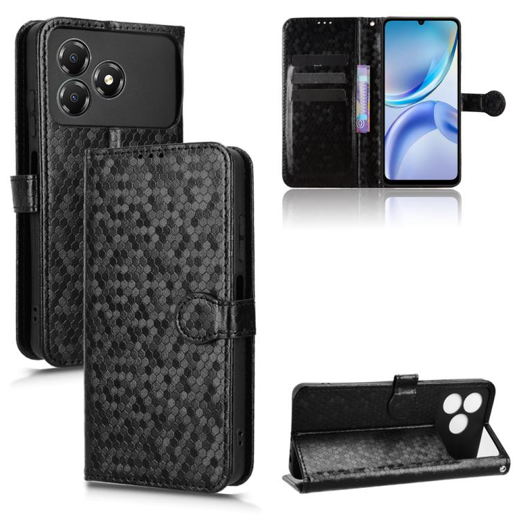 Honeycomb Dot Texture Leather Phone Case, For ZTE nubia Neo 5 Pro 5G, For ZTE nubia Neo 5 5G, For ZTE nubia Neo 5 GT 5G, For ZTE Optus X Value 5G, For ZTE Optus X Pro 2 5G, For ZTE nubia RedMagic 11 Air, For ZTE Nubia V80 Max                           ...