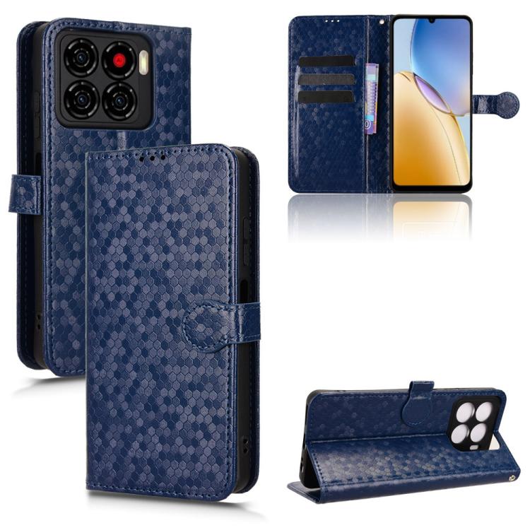 Honeycomb Dot Texture Leather Phone Case, For ZTE nubia Neo 5 Pro 5G, For ZTE nubia Neo 5 5G, For ZTE nubia Neo 5 GT 5G, For ZTE Optus X Value 5G, For ZTE Optus X Pro 2 5G, For ZTE nubia RedMagic 11 Air, For ZTE Nubia V80 Max                           ...
