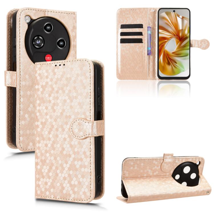 Honeycomb Dot Texture Leather Phone Case, For ZTE nubia Focus 2 Ultra 5G, For ZTE nubia Focus 2 5G, For ZTE nubia Music 2, For ZTE Nubia S 5G A403ZT, For ZTE Blade V70 Design 4G / V70 Vita, For ZTE Blade V70 Max, For ZTE nubia Z70 Ultra                ...