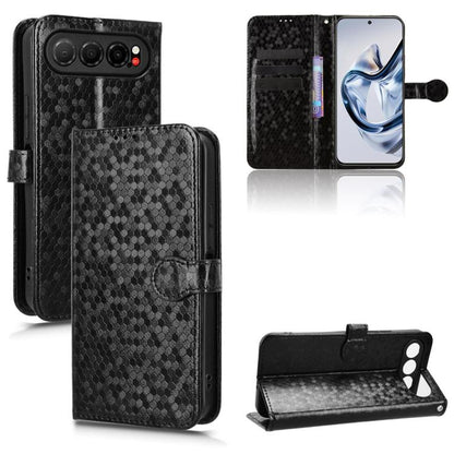 Honeycomb Dot Texture Leather Phone Case, For ZTE nubia Neo 5 Pro 5G, For ZTE nubia Neo 5 5G, For ZTE nubia Neo 5 GT 5G, For ZTE Optus X Value 5G, For ZTE Optus X Pro 2 5G, For ZTE nubia RedMagic 11 Air, For ZTE Nubia V80 Max                           ...