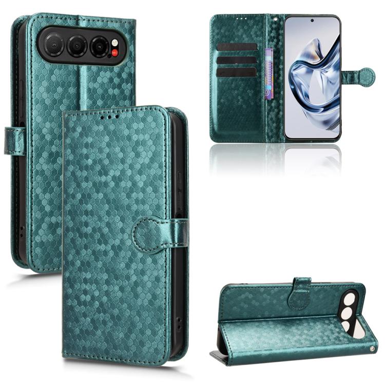 Honeycomb Dot Texture Leather Phone Case, For ZTE nubia Neo 5 Pro 5G, For ZTE nubia Neo 5 5G, For ZTE nubia Neo 5 GT 5G, For ZTE Optus X Value 5G, For ZTE Optus X Pro 2 5G, For ZTE nubia RedMagic 11 Air, For ZTE Nubia V80 Max                           ...