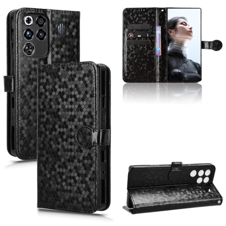 Honeycomb Dot Texture Leather Phone Case, For ZTE nubia Neo 5 Pro 5G, For ZTE nubia Neo 5 5G, For ZTE nubia Neo 5 GT 5G, For ZTE Optus X Value 5G, For ZTE Optus X Pro 2 5G, For ZTE nubia RedMagic 11 Air, For ZTE Nubia V80 Max                           ...