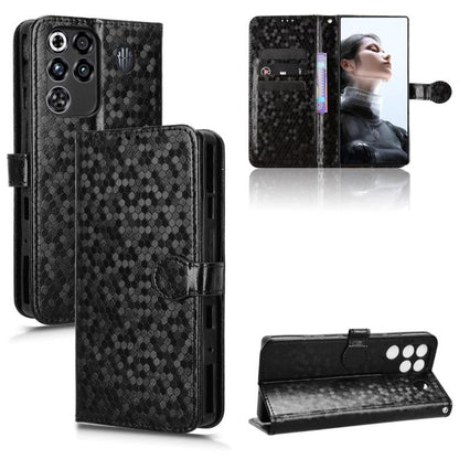 Honeycomb Dot Texture Leather Phone Case, For ZTE nubia Neo 5 Pro 5G, For ZTE nubia Neo 5 5G, For ZTE nubia Neo 5 GT 5G, For ZTE Optus X Value 5G, For ZTE Optus X Pro 2 5G, For ZTE nubia RedMagic 11 Air, For ZTE Nubia V80 Max                           ...