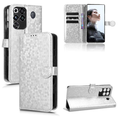 Honeycomb Dot Texture Leather Phone Case, For ZTE nubia Neo 5 Pro 5G, For ZTE nubia Neo 5 5G, For ZTE nubia Neo 5 GT 5G, For ZTE Optus X Value 5G, For ZTE Optus X Pro 2 5G, For ZTE nubia RedMagic 11 Air, For ZTE Nubia V80 Max                           ...