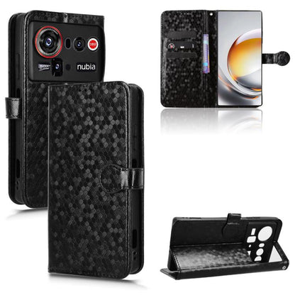 Honeycomb Dot Texture Leather Phone Case, For ZTE nubia Neo 5 Pro 5G, For ZTE nubia Neo 5 5G, For ZTE nubia Neo 5 GT 5G, For ZTE Optus X Value 5G, For ZTE Optus X Pro 2 5G, For ZTE nubia RedMagic 11 Air, For ZTE Nubia V80 Max                           ...