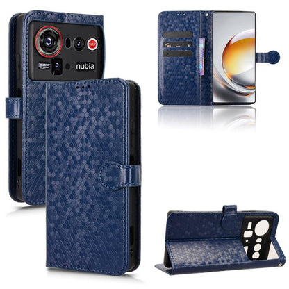 Honeycomb Dot Texture Leather Phone Case, For ZTE nubia Neo 5 Pro 5G, For ZTE nubia Neo 5 5G, For ZTE nubia Neo 5 GT 5G, For ZTE Optus X Value 5G, For ZTE Optus X Pro 2 5G, For ZTE nubia RedMagic 11 Air, For ZTE Nubia V80 Max                           ...