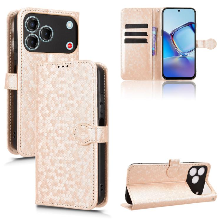 Honeycomb Dot Texture Leather Phone Case, For ZTE nubia Neo 5 Pro 5G, For ZTE nubia Neo 5 5G, For ZTE nubia Neo 5 GT 5G, For ZTE Optus X Value 5G, For ZTE Optus X Pro 2 5G, For ZTE nubia RedMagic 11 Air, For ZTE Nubia V80 Max                           ...