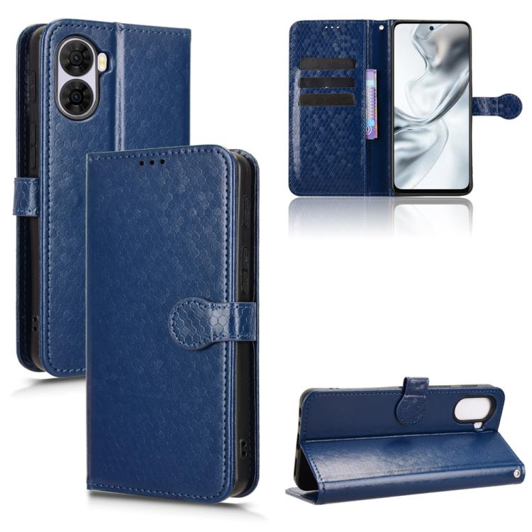 Honeycomb Dot Texture Leather Phone Case, For ZTE nubia Neo 5 Pro 5G, For ZTE nubia Neo 5 5G, For ZTE nubia Neo 5 GT 5G, For ZTE Optus X Value 5G, For ZTE Optus X Pro 2 5G, For ZTE nubia RedMagic 11 Air, For ZTE Nubia V80 Max                           ...