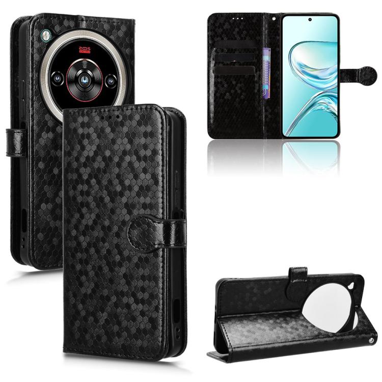Honeycomb Dot Texture Leather Phone Case, For ZTE Blade A35e / Z2466, For ZTE nubia Focus 2 Ultra 5G, For ZTE nubia Focus 2 5G, For ZTE nubia Music 2, For ZTE Nubia S 5G A403ZT, For ZTE Blade V70 Design 4G / V70 Vita, For ZTE Blade V70 Max             ...