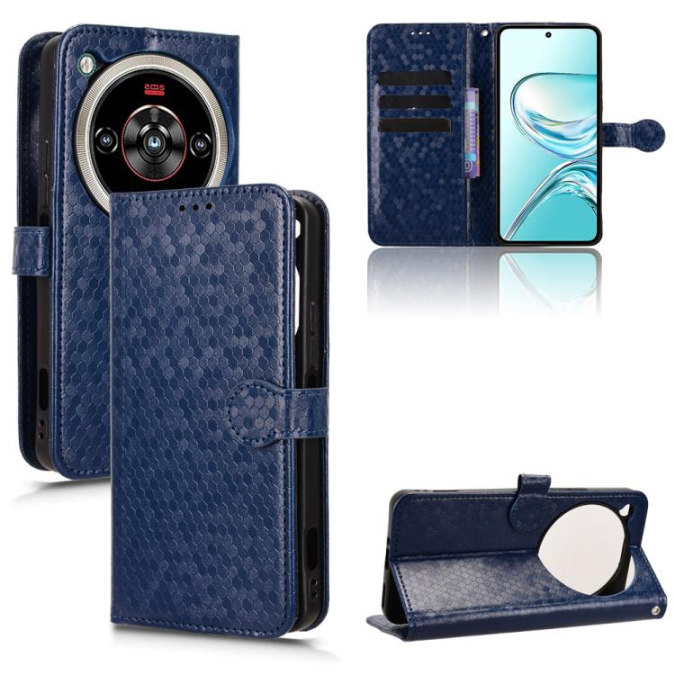 Honeycomb Dot Texture Leather Phone Case, For ZTE Blade A35e / Z2466, For ZTE nubia Focus 2 Ultra 5G, For ZTE nubia Focus 2 5G, For ZTE nubia Music 2, For ZTE Nubia S 5G A403ZT, For ZTE Blade V70 Design 4G / V70 Vita, For ZTE Blade V70 Max             ...