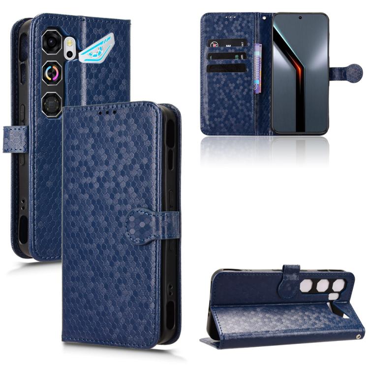 Honeycomb Dot Texture Leather Phone Case, For ZTE Kantan Sumaho5 A601ZT, For ZTE nubia Neo 5 Pro 5G, For ZTE nubia Neo 5 5G, For ZTE nubia Neo 5 GT 5G, For ZTE Optus X Value 5G, For ZTE Optus X Pro 2 5G, For ZTE nubia RedMagic 11 Air                   ...