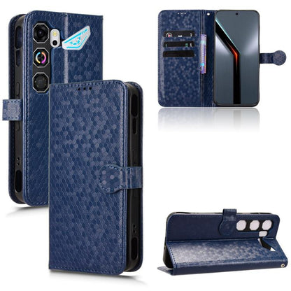 Honeycomb Dot Texture Leather Phone Case, For ZTE Kantan Sumaho5 A601ZT, For ZTE nubia Neo 5 Pro 5G, For ZTE nubia Neo 5 5G, For ZTE nubia Neo 5 GT 5G, For ZTE Optus X Value 5G, For ZTE Optus X Pro 2 5G, For ZTE nubia RedMagic 11 Air                   ...