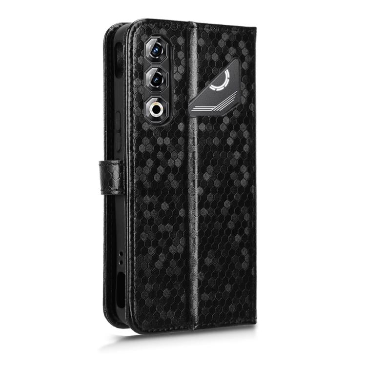 Honeycomb Dot Texture Leather Phone Case, For ZTE nubia Neo 5 Pro 5G, For ZTE nubia Neo 5 5G, For ZTE nubia Neo 5 GT 5G, For ZTE Optus X Value 5G, For ZTE Optus X Pro 2 5G, For ZTE nubia RedMagic 11 Air, For ZTE Nubia V80 Max                           ...