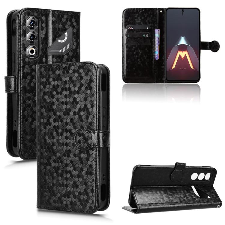 Honeycomb Dot Texture Leather Phone Case, For ZTE Kantan Sumaho5 A601ZT, For ZTE nubia Neo 5 Pro 5G, For ZTE nubia Neo 5 5G, For ZTE nubia Neo 5 GT 5G, For ZTE Optus X Value 5G, For ZTE Optus X Pro 2 5G, For ZTE nubia RedMagic 11 Air                   ...