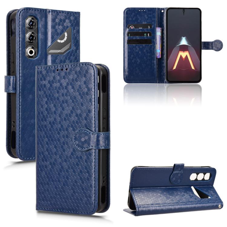 Honeycomb Dot Texture Leather Phone Case, For ZTE Kantan Sumaho5 A601ZT, For ZTE nubia Neo 5 Pro 5G, For ZTE nubia Neo 5 5G, For ZTE nubia Neo 5 GT 5G, For ZTE Optus X Value 5G, For ZTE Optus X Pro 2 5G, For ZTE nubia RedMagic 11 Air                   ...
