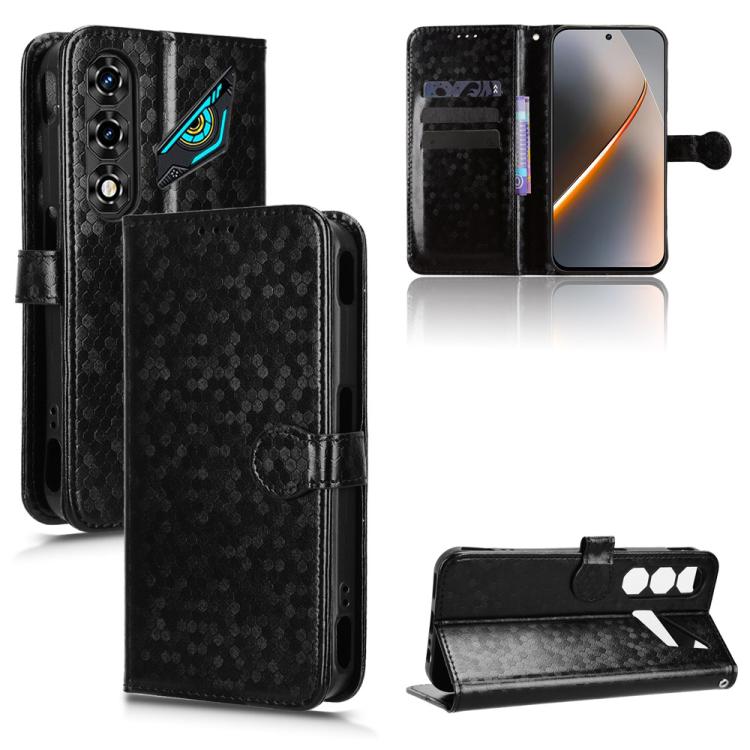 Honeycomb Dot Texture Leather Phone Case, For ZTE nubia Neo 5 Pro 5G, For ZTE nubia Neo 5 5G, For ZTE nubia Neo 5 GT 5G, For ZTE Optus X Value 5G, For ZTE Optus X Pro 2 5G, For ZTE nubia RedMagic 11 Air, For ZTE Nubia V80 Max                           ...