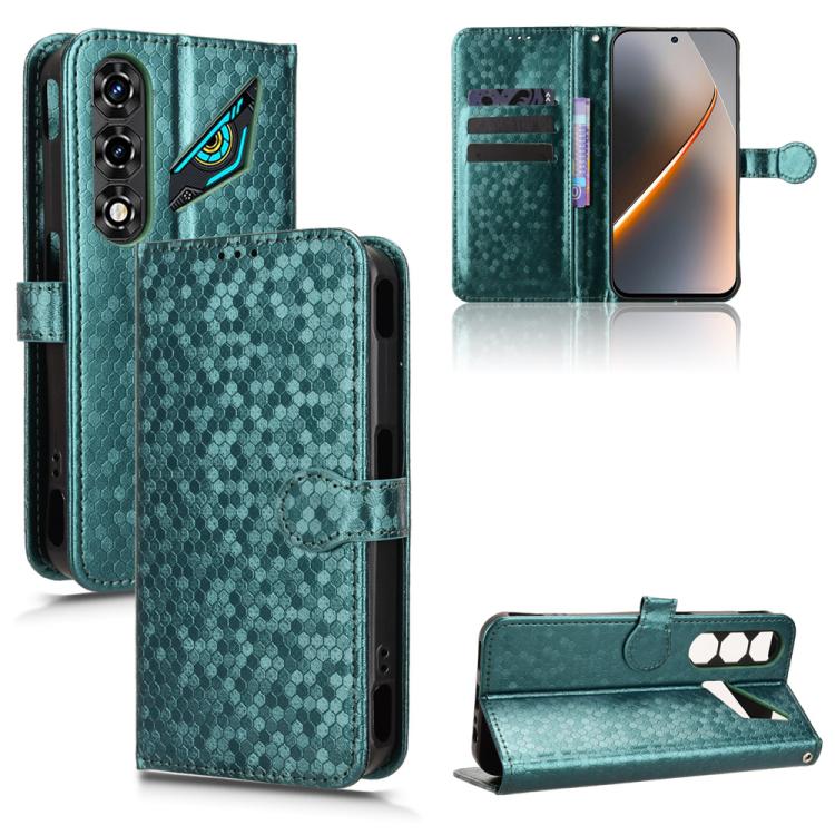 Honeycomb Dot Texture Leather Phone Case, For ZTE nubia Neo 5 Pro 5G, For ZTE nubia Neo 5 5G, For ZTE nubia Neo 5 GT 5G, For ZTE Optus X Value 5G, For ZTE Optus X Pro 2 5G, For ZTE nubia RedMagic 11 Air, For ZTE Nubia V80 Max                           ...