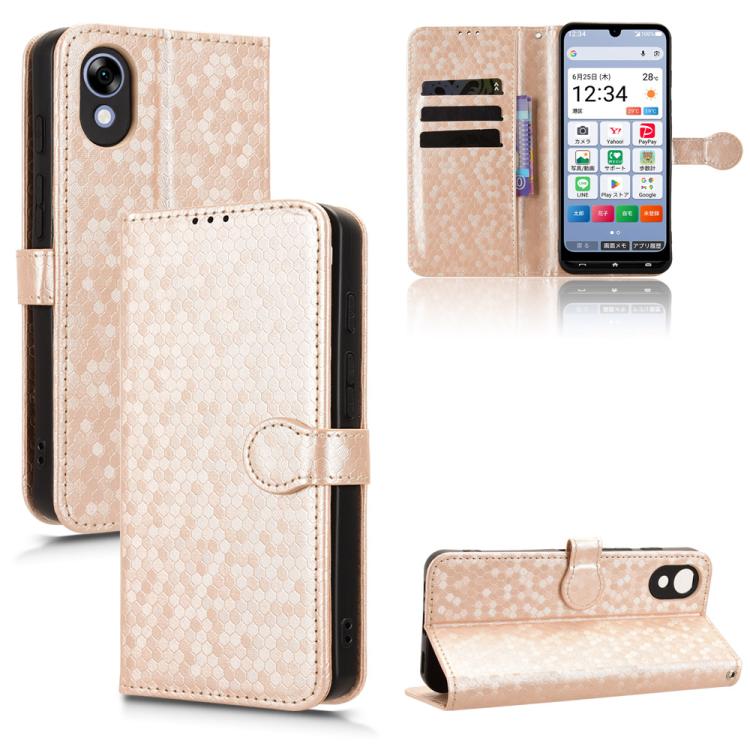 Honeycomb Dot Texture Leather Phone Case, For ZTE Kantan Sumaho5 A601ZT, For ZTE nubia Neo 5 Pro 5G, For ZTE nubia Neo 5 5G, For ZTE nubia Neo 5 GT 5G, For ZTE Optus X Value 5G, For ZTE Optus X Pro 2 5G, For ZTE nubia RedMagic 11 Air                   ...