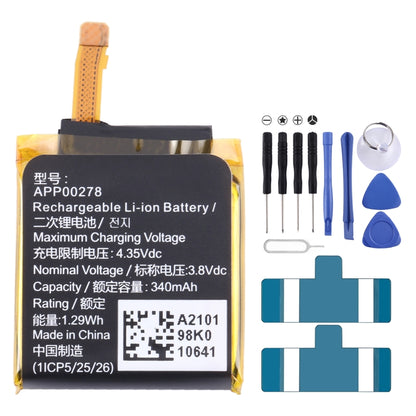 Remplacement de la batterie, pour montre Apack APP00278, pour montre Apack APP00276, pour montre Apack APP00302, pour montre Apack APP00221