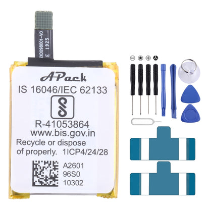 Remplacement de la batterie, pour montre Apack APP00278, pour montre Apack APP00276, pour montre Apack APP00302, pour montre Apack APP00221