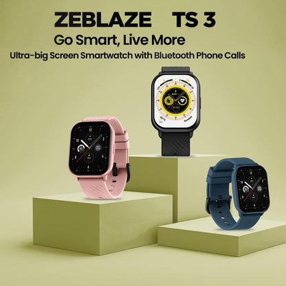 Montre intelligente Zeblaze GTS 3 2,03 pouces étanche IP68 avec appel Bluetooth