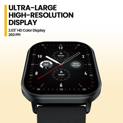 Montre intelligente Zeblaze GTS 3 2,03 pouces étanche IP68 avec appel Bluetooth
