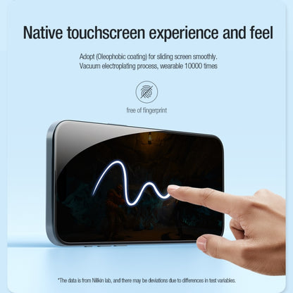 10pcs NILLKIN Chang Series Tempered Glass Protective Film, For iPhone 15 Pro Max, For iPhone 15 Plus, For iPhone 15