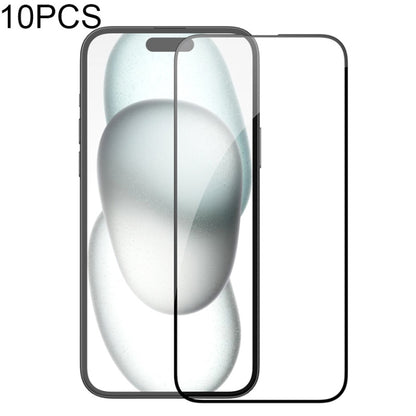10pcs NILLKIN Chang Series Tempered Glass Protective Film, For iPhone 15 Pro Max, For iPhone 15 Plus, For iPhone 15