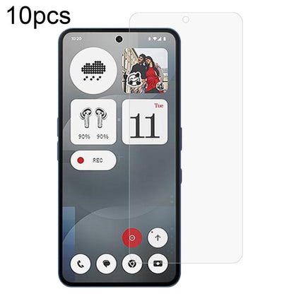 10pcs 0.26mm 9H 2.5D Tempered Glass Film, For Nothing Phone 4a Pro, For Nothing Phone 4a, For Nothing Phone 3, For Nothing CMF Phone 2 Pro, For Nothing Phone 3a, For Nothing Phone 3a Pro, For Nothing Phone 2a Plus, For Nothing CMF Phone 1              ...