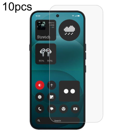 10pcs 0.26mm 9H 2.5D Tempered Glass Film, For Nothing Phone 4a Pro, For Nothing Phone 4a, For Nothing Phone 3, For Nothing CMF Phone 2 Pro, For Nothing Phone 3a, For Nothing Phone 3a Pro, For Nothing Phone 2a Plus, For Nothing CMF Phone 1